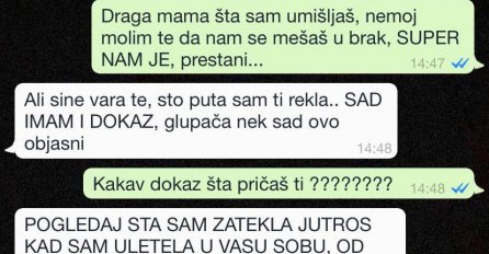 MAMA ME UBJEĐIVALA DA ME ŽENA VARA, JA JOJ NISAM VJEROVAO: Kad mi je poslala ovu sliku IZ MOG KREVETA, SAMO SAM SE SRUŠIO, KAKAV SAM JA IDIOT BIO!