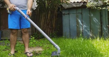 POTREBNI SU VAM STARI USISIVAČ I MAKAZE: Evo kako da sami napravite ručnu kosilicu za travu (VIDEO) 