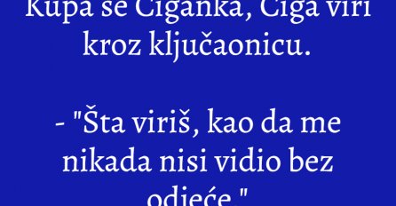 VIC: Ciganka se kupa