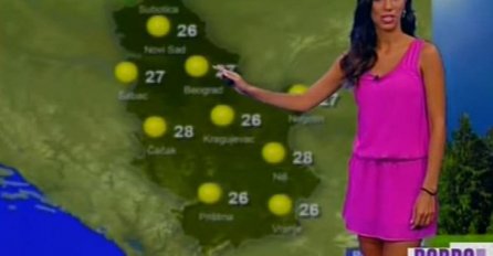 VODITELJICA PALA U EMISIJI, ZATIM SE DESILO NEŠTO ČUDNO TOKOM VREMENSKE PROGNOZE: Svi prepričavaju OVAJ detalj!