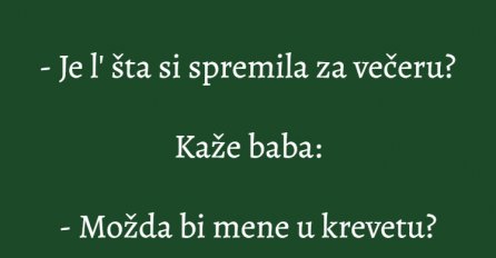 VIC: Ulazi deda u kuhinju