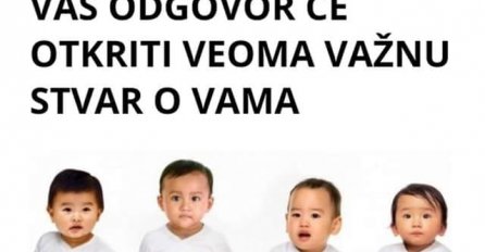 MOŽETE LI POGODITI KOJA OD OVE 4 BEBE JE DJEVOJČICA? Samo je jedan TAČAN ODGOVOR i niko ne može da pogodi