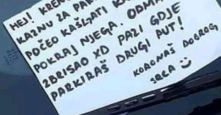 HRVAT PRONAŠAO PORUKU NA SVOM BRISAČU: Da izbjegne kaznu, POČEO KAŠLJATI KAO MANIJAK, pogledajte šta se na kraju desilo, HIT