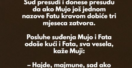 VIC DANA: Mujo vrijeđa Fatu