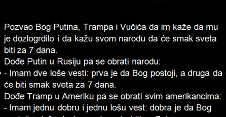 VIC: PUTIN, TRUMP I VUČIĆ