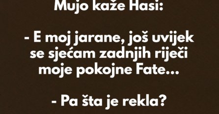 VIC DANA: Fatine zadnje riječi