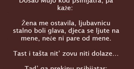 VIC DANA: Mujo kod psihijatra