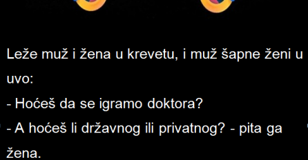 VIC DANA: Leže muž i žena na krevetu