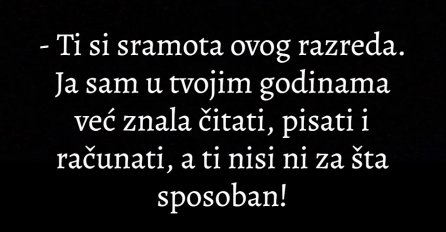 VIC: Učiteljica grdi Pericu
