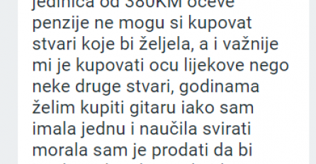 "Živim poprilično siromašnim životom"