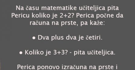 VIC: PERICA I MATEMATIKA