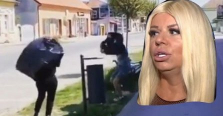 DARA PREKRŠILA POLICIJSKI SAT, SAKRILA SE U VREĆU OD SMEĆA ZAJEDNO SA SINOM: Evo šta se desilo kad je čula sirene, HIT SNIMAK!