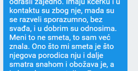 "U vezi sam sa dečkom koji ima brak i veliku ljubav iza sebe."