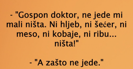 VIC: DOLAZI CIGA U BOLNICU SA SINOM