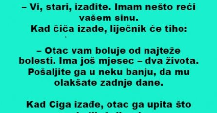VIC: Ciga i otac kod doktora