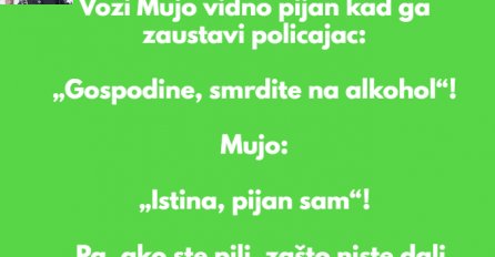 VIC DANA: Policajac i pijani Mujo