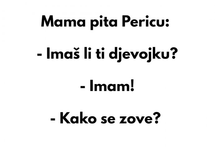 VIC: Mama pita Pericu