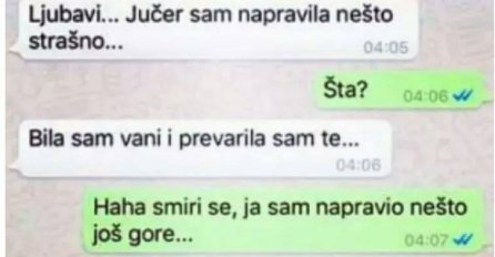 PRIZNALA MU JE DA GA JE PREVARILA, ALI NIJE OČEKIVALA OVAJ NJEGOV ODGOVOR: Zadnja rečenica ju je dotukla