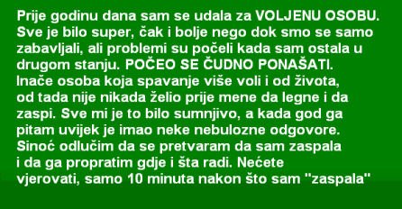 "Prije godinu dana sam se udala za najvoljeniju osobu"