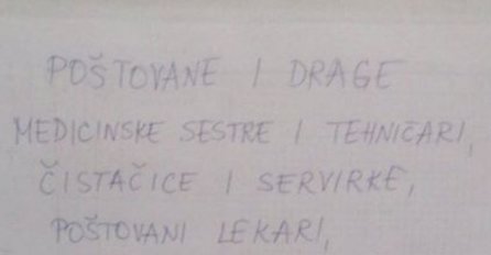 PACIJENTICE IZ SRBIJE OSTAVILE PORUKU U BOLNICI I SAD CIJELI FACEBOOK PRIČA O NJOJ: Jedan detalj svima para oči, evo šta piše