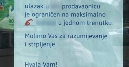 STOJI NATPIS NA PRODAVNICI, KUPCI ZINULI U ŠOKU KAD SU GA PROČITALI: Je li možete vjerovati da OVO PIŠE?