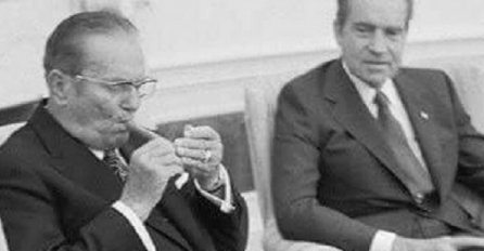 TITO JE ZAPALIO TOMPUS U BIJELOJ KUĆI, A NIKSON MU JE REKAO DA JE PUŠENJE ZABRANJENO: Odgovor Broza je bio UBITAČAN!