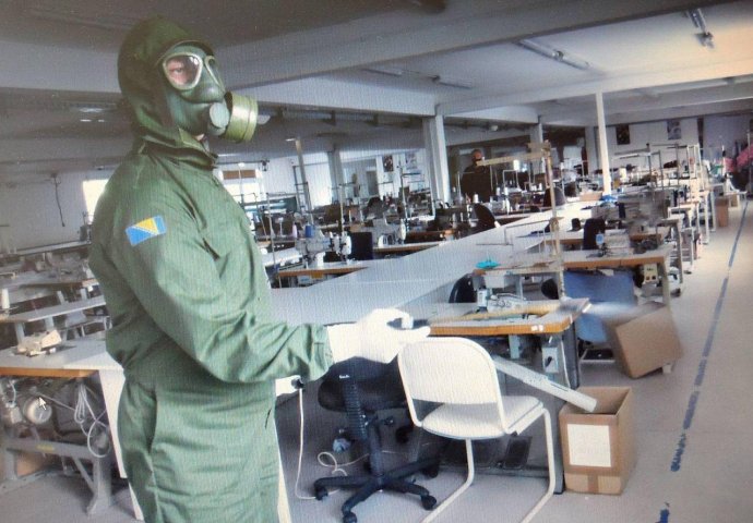 Može i bez Rusa: Pripadnici OSBiH izvršili dezinfekciju prostora kompanija koje su žarišta koronavirusa u Maglaju