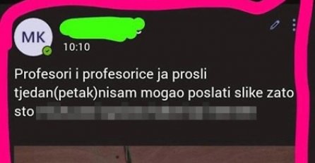 UČENIK POSLAO SLIKU PROFESORICI, EVO ŠTO NIJE NAPISAO ZADAĆU: Internet se KIDA OD SMIJEHA! (FOTO)