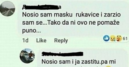 PRIČALI NA FACEBOOKU O MASKAMA, a onda je komentar jednog čovjeka NASMIJAO SVE: Evo šta je napisao, IZVRNUT ĆETE SE SA STOLICE!