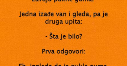 VIC: KAD PLAVUŠI PUKNE GUMA