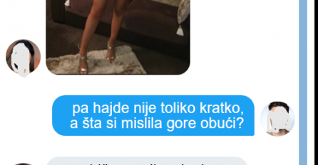 MOJA KĆERKA IMA 17 GODINA I POSLALA MI SLIKU ŠTA ŽELI OBUĆI ZA IZLAZAK SA MOMKOM: Tražio sam da mi uslika i gornji dio, KAD SAM VIDIO ŠTA JE OBUKLA POZLILO MI, ZAR OVAKVU DA JE PUSTIM?