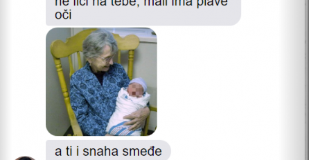 UMJESTO SINU, POSLALA SAM PORUKU SNAHI: Mislila sam da GA JE PREVARILA I PODMETNULA MU TUĐE DIJETE, a onda mi je SNAHA OVO NAPISALA, PLAČEM VEĆ SAT VREMENA