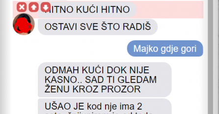 MAMA MI JE REKLA DA HITNO DOĐEM KUĆI JER SE NEŠTO ČUDNO DOGAĐA: Snimila mi je moju ženu kroz prozor, KAD SAM VIDIO POBJESNIO SAM, MAJKU VIŠE NEĆU DA VIDIM