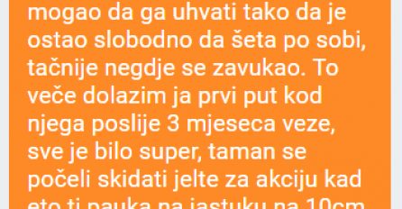 "Dečko je imao tarantulu kao kućnog ljubimca "