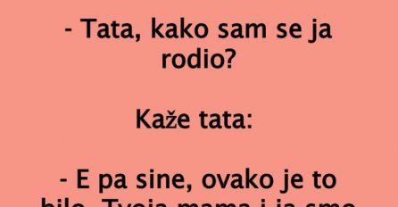 VIC: TATA, KAKO SAM SE JA RODIO?