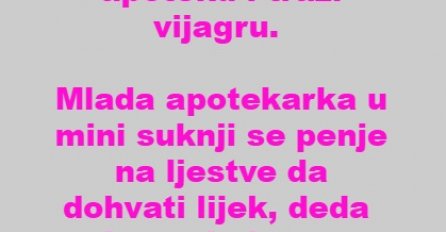 VIC: Ušao deda u apoteku