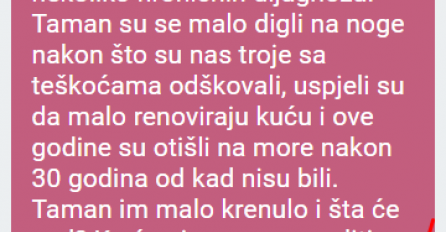"Jučer je tata dobio otkaz jer nema više posla, ima 62godine i nekoliko hroničnih dijagnoza. "