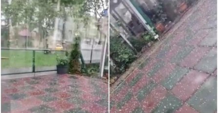 PADA GRAD VELIČINE LJEŠNJAKA, POČELO SNAŽNO NEVRIJEME: Sve se zabijelilo, OBJAVLJENO UPOZORENJE