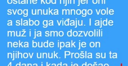 "Moj sin ima samo šest godina"