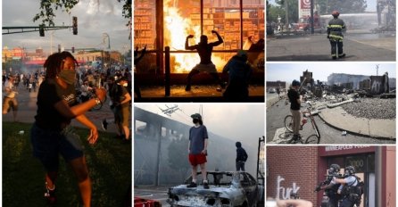 GORI POLA GRADA, HAOS NA ULICAMA NE PRESTAJE! Zapaljene zgrade, lokali, automobili (FOTO/VIDEO)