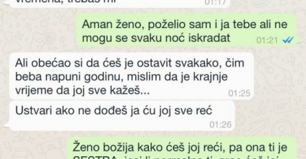 SPAVAO SAM SA SETROM SVOJE ŽENE, A SAD ME NE OSTAVLJA NA MIRU: Kad mi je poslala naše slike i video iz kreveta POZLILO MI JE, ZAR MOŽE OVO NAPRAVITI ROĐENOJ SESTRI??