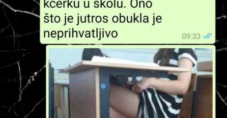 JAVILA SAM SE RODITELJIMA UČENICE I NAPISALA IM DA DOĐU PO KĆERKU U ŠKOLU: Kad mi je njen otac ovo napisao OD ŠOKA SAM ZANIJEMILA, zovem policiju!