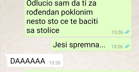DEČKO SA KOJIM SAM U VEZI 2 MJESECA MI JE OVO POKLONIO ZA ROĐENDAN: Kad mi je uslikao DONJI DIO STOMAKA, VRISNULA SAM - ŠTA JE OVO?