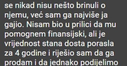 "Kad sam objavio da se ženim moji su mi kupili stan"
