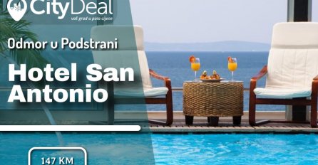 Provedite najbolji odmor u luksuznom hotelu San Antonio i prepustite se uživanju u Podstrani!