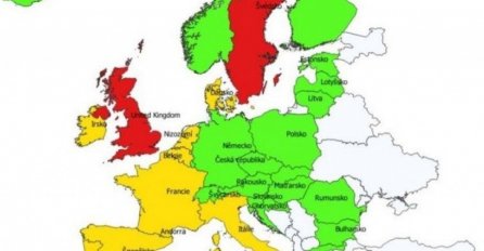 Objavljena karta Evrope s procjenom rizika od koronavirusa: Koliki je rizik od zaraze u BiH?