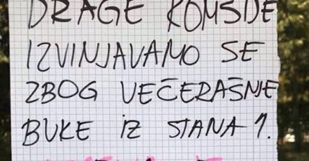 MOJE KOMŠIJE CIJELU NOĆ SLAVILE, A JUTROS OBJAVILE RAZLOG: Kad sam ovo vidio DOŠLO MI JE DA PUKNEM OD SMIJEHA, HIT! (FOTO)