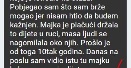 "Sankajući se udario sam malo dijete, možda 3-4 godine staro koje je istrčalo na stazu"