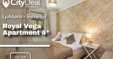 Royal Vega Apartment 4* u centru Ljubljane će Vas oduševiti!