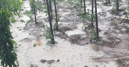 GRAD OPUSTOŠIO POLJA, SVE SE BIJELI: Upaljen žuti meteolaram, POGLEDAJTE SLIKE OČAJNIH LJUDI (FOTO)